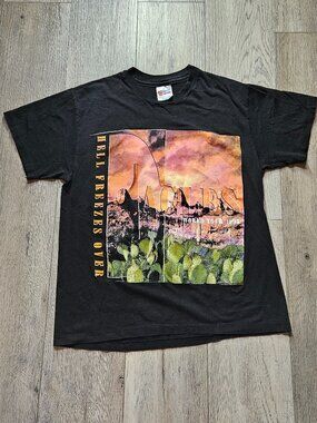 Vintage 1995 Eagles Hell Freezes Over Tour Shirt Mens L Single Stitch Hanes USA